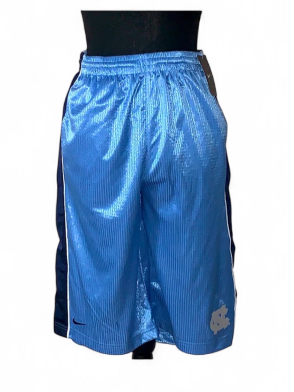 Nike Boy’s Carolina Blue Athletic Basketball Shorts with Navy Panels
